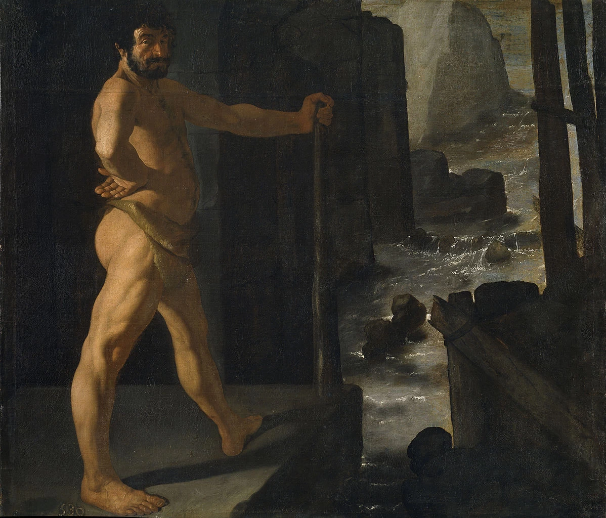 Ercole devia il corso del fiume Alfeo - Museo del Prado, Madrid